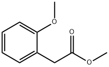 2-METHOXYPHENYLACETIC ACID METHYL ESTER Structure