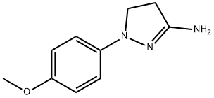 1-(4-METHOXY-PHENYL)-4,5-DIHYDRO-1H-PYRAZOL-3-YLAMINE Structure