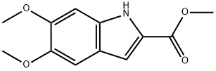 METHYL 5,6-DIMETHOXY-1H-INDOLE-2-CARBOXYLATE Structure