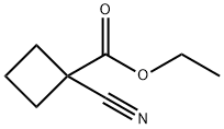 1-CYANOCYCLOBUTANECARBOXYLIC ACID ETHYL ESTER Structure