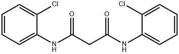 N,N''-BIS-(2-CHLORO-PHENYL)-MALONAMIDE Structure