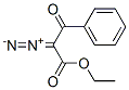 α-Diazo-β-oxobenzenepropionic acid ethyl ester Structure