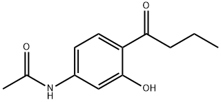 N1-(4-BUTYRYL-3-HYDROXYPHENYL)ACETAMIDE Structure