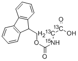 N-(9-FLUORENYLMETHOXYCARBONYL)GLYCINE- Structure