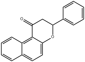 BETA-NAPHTHOFLAVANONE Structure