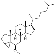 3ALPHA,5-CYCLO-5ALPHA-CHOLESTAN-6BETA-OL METHYL ETHER Structure