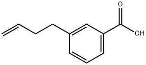 3-(3-BUTENYL)BENZOIC ACID Structure