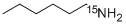 HEXYLAMINE-15N Structure