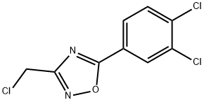 3-(CHLOROMETHYL)-5-(3,4-DICHLOROPHENYL)-1,2,4-OXADIAZOLE Structure