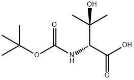 N-BOC-(R)-2-AMINO-3-HYDROXY-3-METHYLBUTANOIC ACID Structure