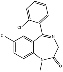 Diclazepam Structure