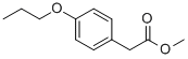 4-PROPOXY-BENZENEACETIC ACID METHYL ESTER Structure