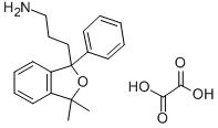 1-Phthalanpropylamine, 3,3-dimethyl-1-phenyl-, oxalate Structure