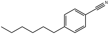 4-N-HEXYLBENZONITRILE Structure