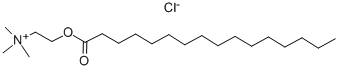 PALMITOYL-CHOLINE CHLORIDE Structure