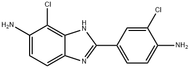 2-(4-AMINO-3-CHLORO-PHENYL)-4-CHLORO-3H-BENZOIMIDAZOL-5-YLAMINE Structure