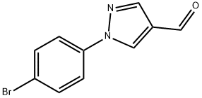 1-(4-BROMOPHENYL)-1H-PYRAZOLE-4-CARBALDEHYDE Structure