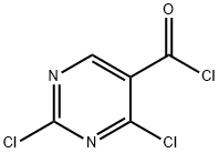 2,4-Dichloro-5-pyrimidinecarbonyl chloride Structure