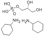 L-ALPHA-GLYCEROPHOSPHATE DI(MONOCYCLOHEXYLAMMONIUM) SALT Structure