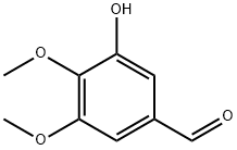 3,4-Dimethoxy-5-hydroxybenzaldehyde Structure