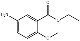 Benzoic acid, 5-amino-2-methoxy-, ethyl ester (9CI) Structure