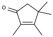 2,3,4,4-TETRAMETHYLCYCLOPENT-2-ENONE Structure