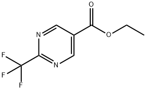 ETHYL 2-(TRIFLUOROMETHYL)PYRIMIDINE-5-CARBOXYLATE Structure