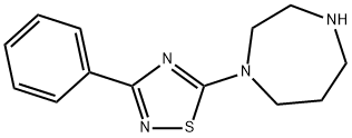 5-(1,4-DIAZEPAN-1-YL)-3-PHENYL-1,2,4-THIADIAZOLE Structure