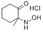 2-(HYDROXYAMINO)-2-METHYLCYCLOHEXAN-1-ONE HYDROCHLORIDE Structure