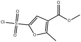 METHYL 5-(CHLOROSULFONYL)-2-METHYL-3-FUROATE Structure