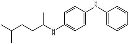 N-(1,4-dimethylpentyl)-N'-phenylbenzene-1,4-diamine  Structure