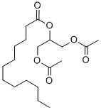 GLYCEROL DIACETATE LAURATE Structure