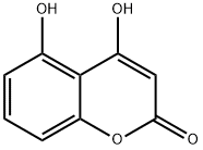 4,5-Dihydroxycoumarin Structure