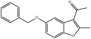 1-(5-BENZYLOXY-2-METHYL-BENZOFURAN-3-YL)-ETHANONE Structure