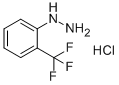 2-(Trifluoromethyl)phenylhydrazine hydrochloride  Structure