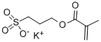 3-SULFOPROPYL METHACRYLATE, POTASSIUM SALT Structure