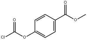 4-METHOXYCARBONYLPHENYL CHLOROFORMATE Structure