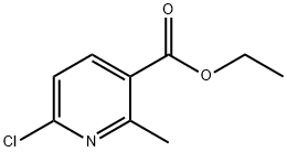 ETHYL 6-CHLORO-2-METHYLPYRIDINE-3-CARBOXYLATE Structure