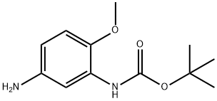 (5-AMINO-2-METHOXY-PHENYL)-CARBAMIC ACID TERT-BUTYL ESTER Structure