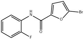 5-bromo-N-(2-fluorophenyl)-2-furamide Structure