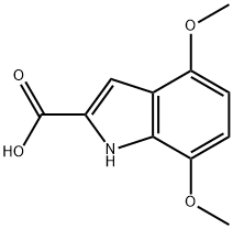 4,7-DIMETHOXY-1H-INDOLE-2-CARBOXYLIC ACID Structure