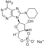 GUANOSINE-3',5'-CYCLIC MONOPHOSPHOROTHIOATE, RP-ISOMER SODIUM SALT Structure