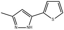 3-METHYL-5-(2-THIENYL)-1H-PYRAZOLE Structure