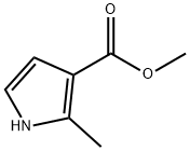 2-METHYL-1H-PYRROLE-3-CARBOXYLIC ACID METHYL ESTER Structure