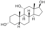 5B-Androstane-3ALPHA,11ALPHA,17B-triol Structure