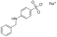 sodium N-benzylsulphanilate Structure