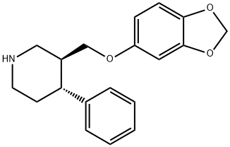 DEFLUORO PAROXETINE, HYDROCHLORIDE Structure