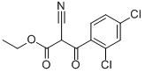 2-CYANO-3-(2,4-DICHLORO-PHENYL)-3-OXO-PROPIONIC ACID ETHYL ESTER Structure