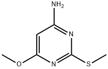 6-AMINO-4-METHOXY-2-METHYLTHIOURACIL Structure