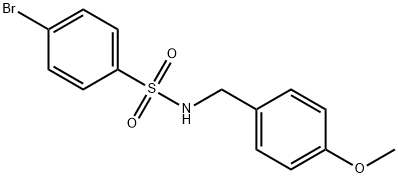 4-Bromo-N-(4-methoxybenzyl)benzenesulfonamide Structure